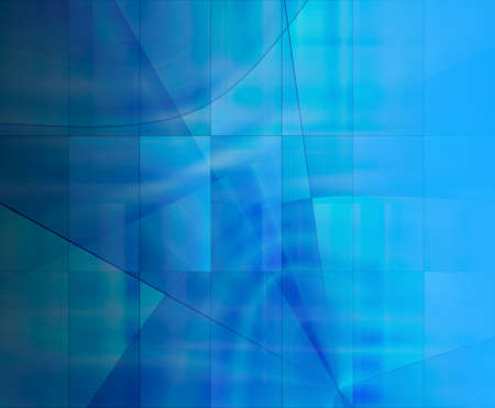 Abstract 3d blue rendered illustration background for designの写真素材