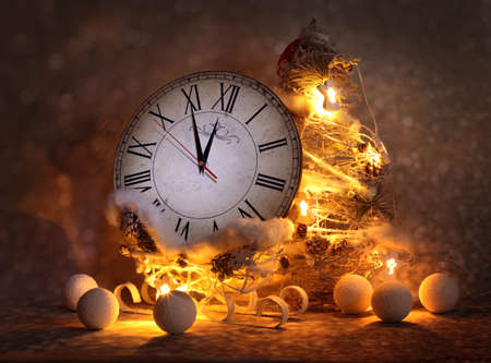 New years decorationsの写真素材