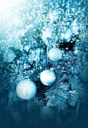 Christmas tree decorationsの写真素材