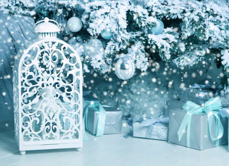 Christmas decorations for winter holidays