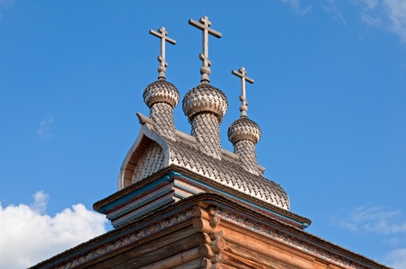 Kolomenskoye roof of the wooden churchの写真素材