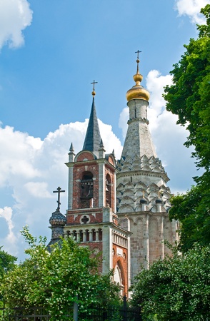 Church of configuration, village Island, Moscow regionの写真素材