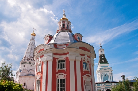 churches in the Trinity Lavra of St Sergiusの写真素材