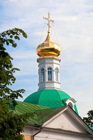 roof of the church in Sergiev Posadの写真素材