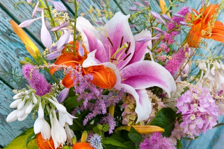 fragment of the floral bouquetの写真素材