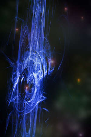 abstract fractal background illustrationの写真素材