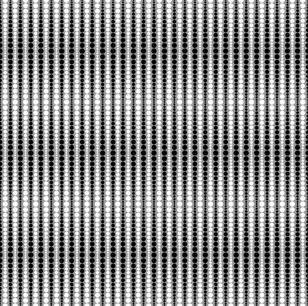 geometrical black and white circles pattern background illustrationのイラスト素材