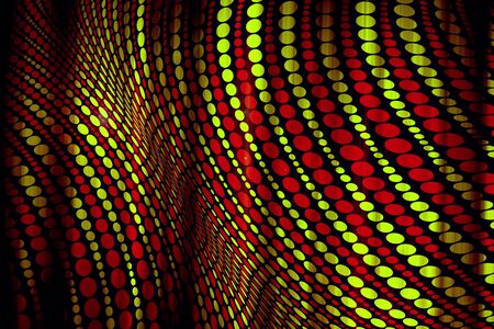 abstract repeated circles tricolor geometrical background illustrationの写真素材