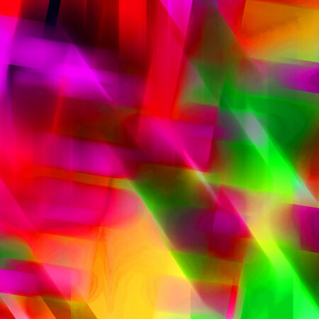 abstract geometrical bright multicolor holiday background in red, yellow and green colors illustrationの写真素材