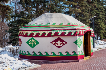 yurta in Ufa, Bashkortastan, Russiaの写真素材