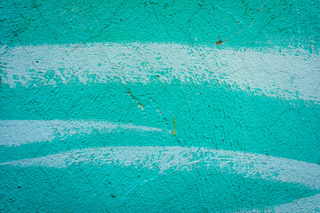 concrete painted with blue and white colors wall texture backgroundの写真素材