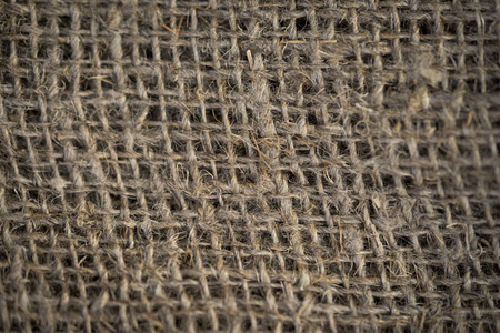 Texture of sackcloth close up. Antiquity environmentの写真素材