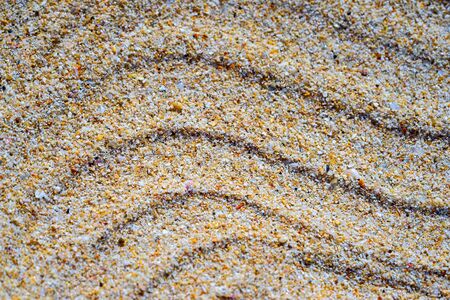 Sand Texture. Brown sand. Background from fine sand. Sand backgroundの写真素材