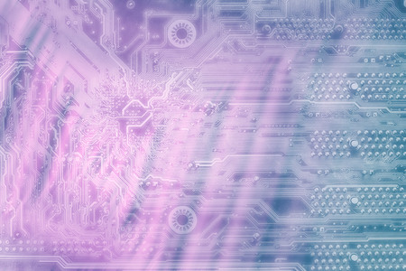 Circuit board. Electronic computer hardware technology. Motherboard digital chip. Tech science...