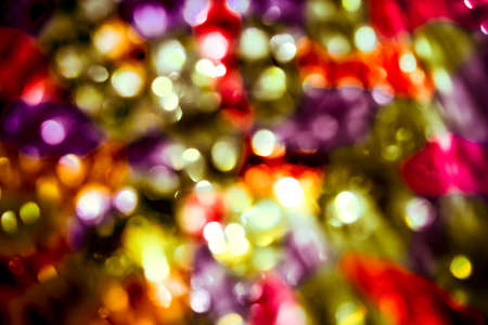 abstract background with bokeh defocused lights and shadowの写真素材
