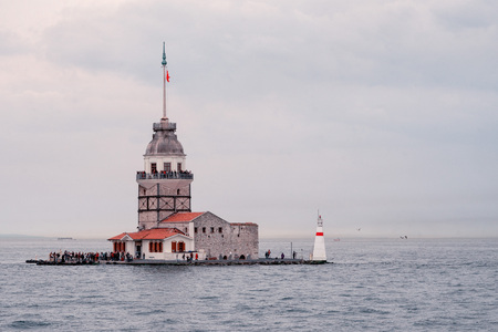 The Maiden's Tower in istanbul, Turkey