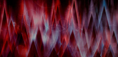 Abstract dynamic background with dark red and black triangles.の写真素材