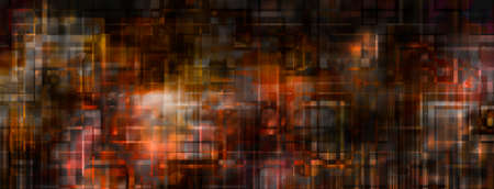 Squares and lines abstract dark futuristic background.の写真素材