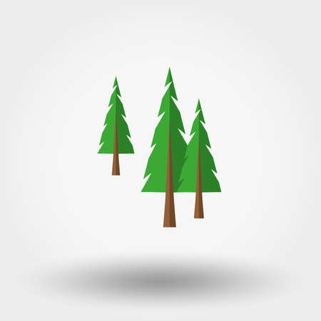 Spruce Christmas tree.のイラスト素材