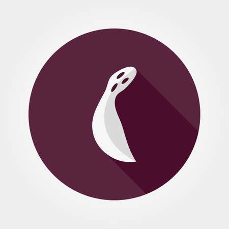 Ghost. Halloween. Icon for web and mobile application.のイラスト素材