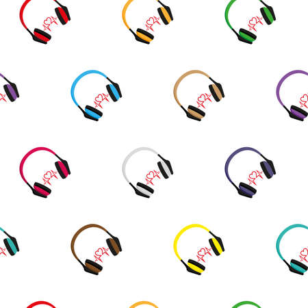 Vector headphones icon.のイラスト素材