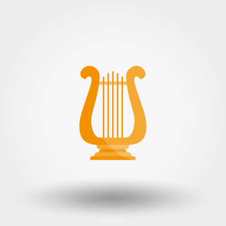 Harp. Vector icon.のイラスト素材