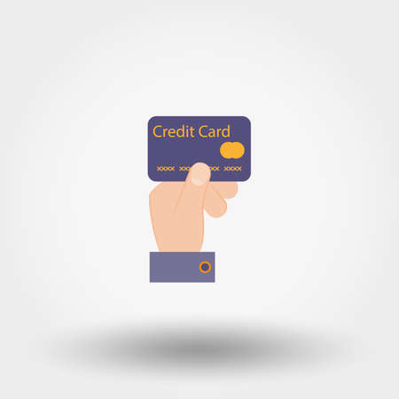 Credit card payment. Icon. Vector.のイラスト素材