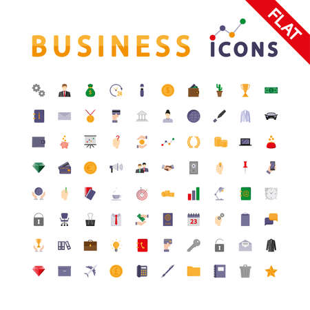 Business. Universal Icons.のイラスト素材