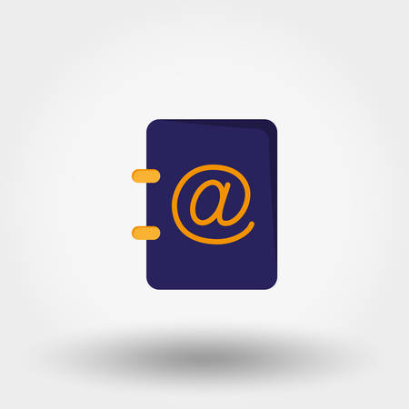 Address book. Vector illustration.のイラスト素材