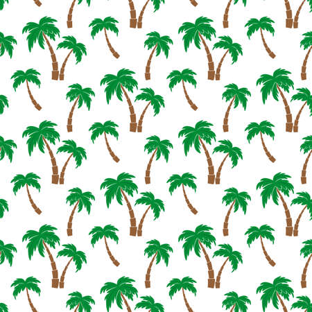 Palm trees pattern.のイラスト素材