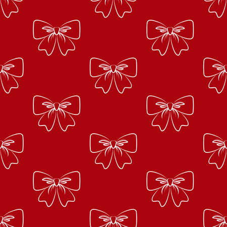 Bow. Seamless pattern.のイラスト素材