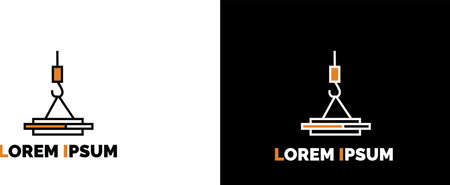 A logo for a construction companyのイラスト素材