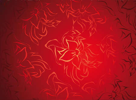 Stylish floral background. Vector.のイラスト素材