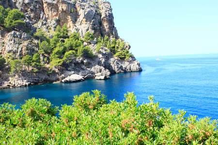 Beautiful Mountains and Sea, Mallorca, Balearic island, Spain 