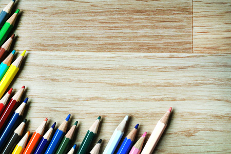 colored pencilsの写真素材