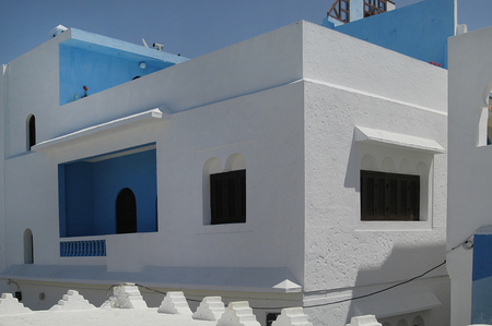 Casablanca buildingの写真素材