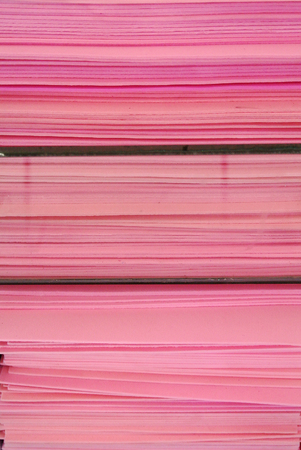 sheets of plastic material