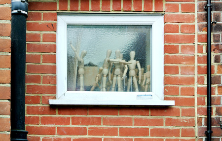 window display mannequinsの写真素材