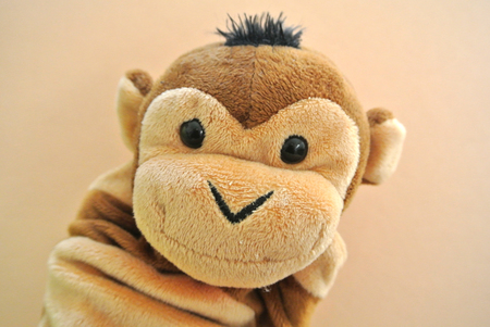 fabric puppetの写真素材