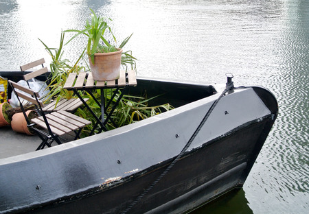 boat on the canal London