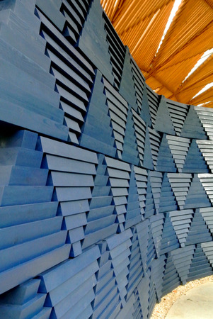 London, United kingdom - 17 September 2017: Serpentine pavillon architectural detail during the  day in Londonのeditorial素材