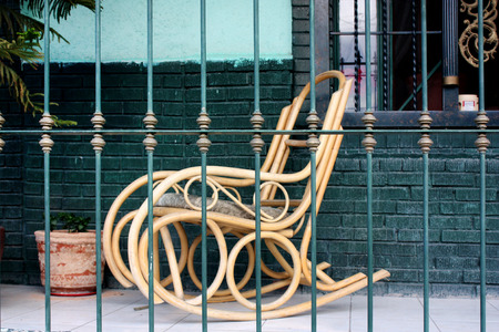 rocking chairの写真素材