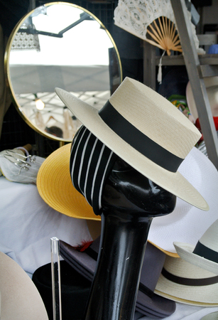 mannequin face and exposition hatsの写真素材