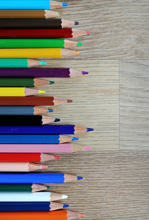 colored pencilsの写真素材