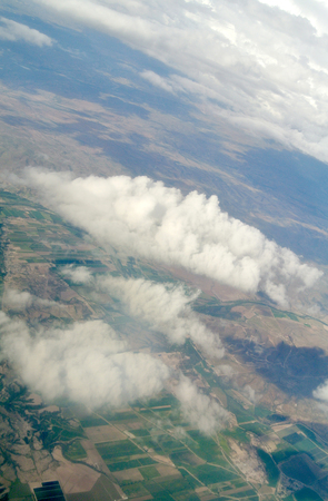 aerial view of the Mexican landscapeの写真素材