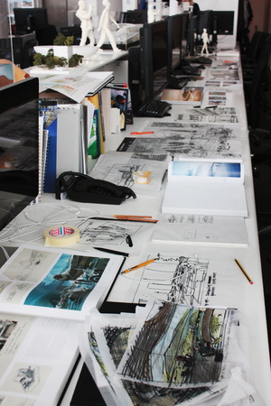 London, United kingdom - 17 September 2017: Foster architect's studio open to the public during the open dayのeditorial素材