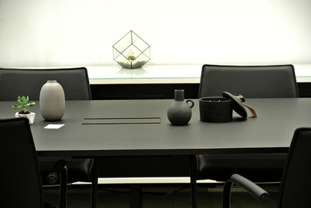 the office table