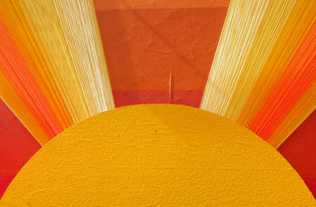 part of an exterior wall decorationの写真素材