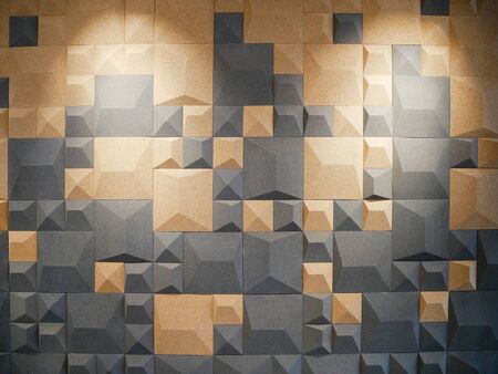 three-dimensional square tiles for interior