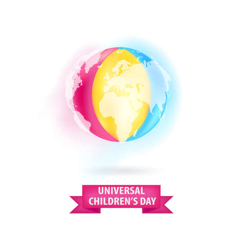 Universal Children's Day Ball worldのイラスト素材